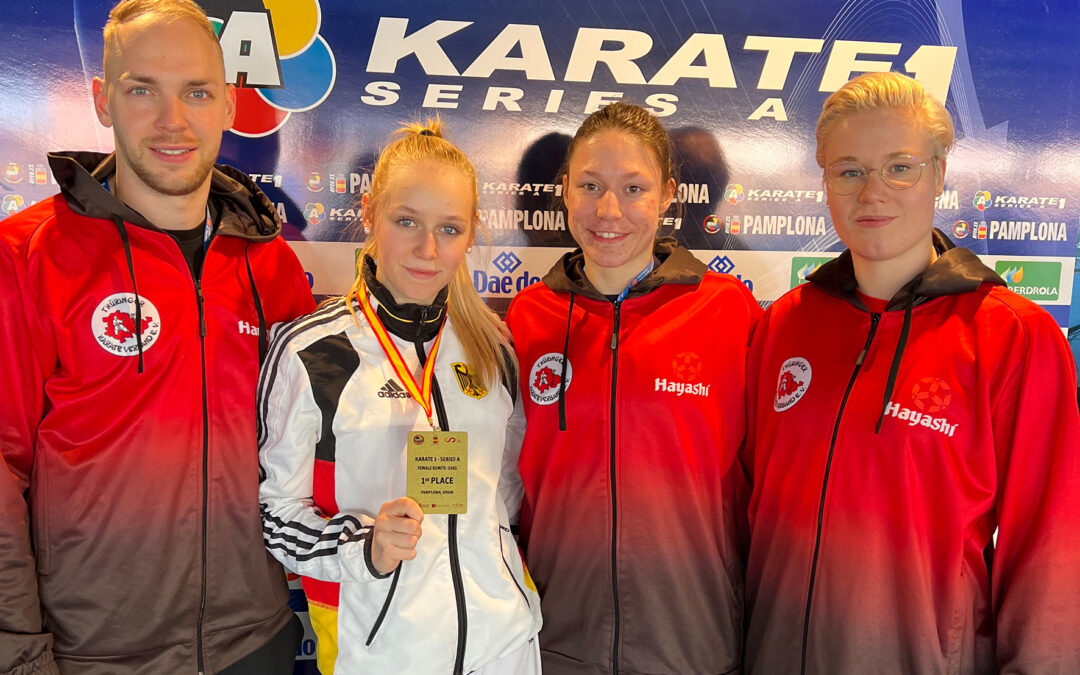 Mia Bitsch on 🔥- Siegerin der Karate1 Series A in Pamplona 🇪🇸