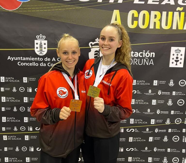 Erolgreiches Damen-Duo bei der Karate1 Youth League in A Coruña