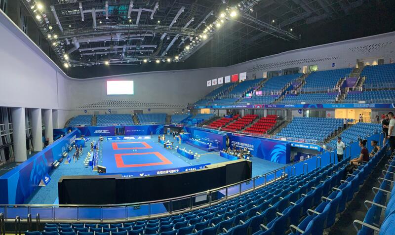 Mia Bitsch unmittelbar vor Start bei den World Games